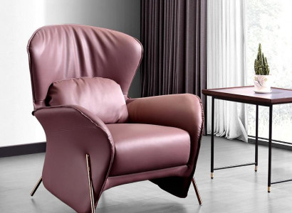 Armchair Design Couch Sofa Relax Leather Lounge Club Upholstery Seat Luxury Leather S